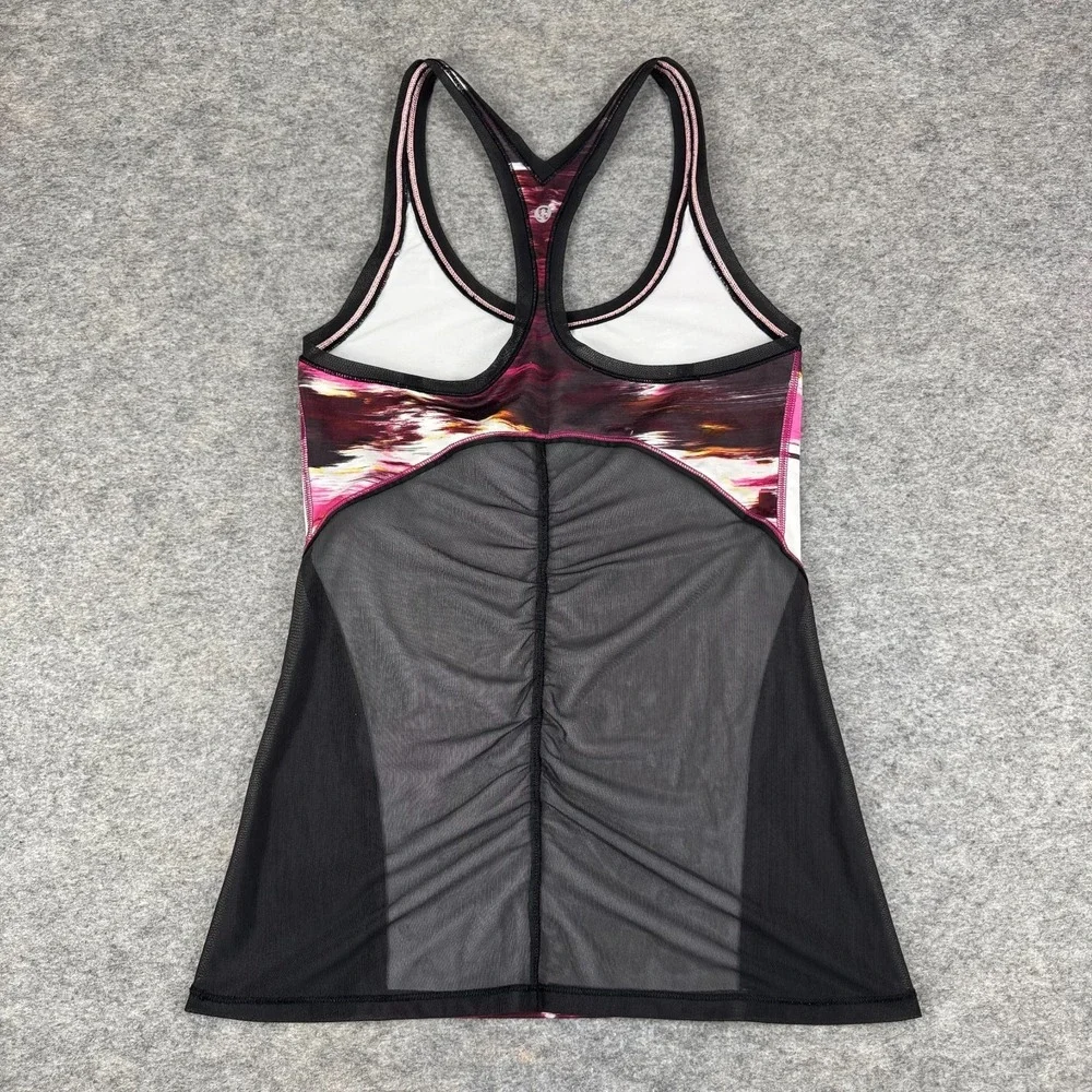 Lululemon Cool Racerback Tank Shine On Pigment Wind Berry Rumble Multi Womens 6‎